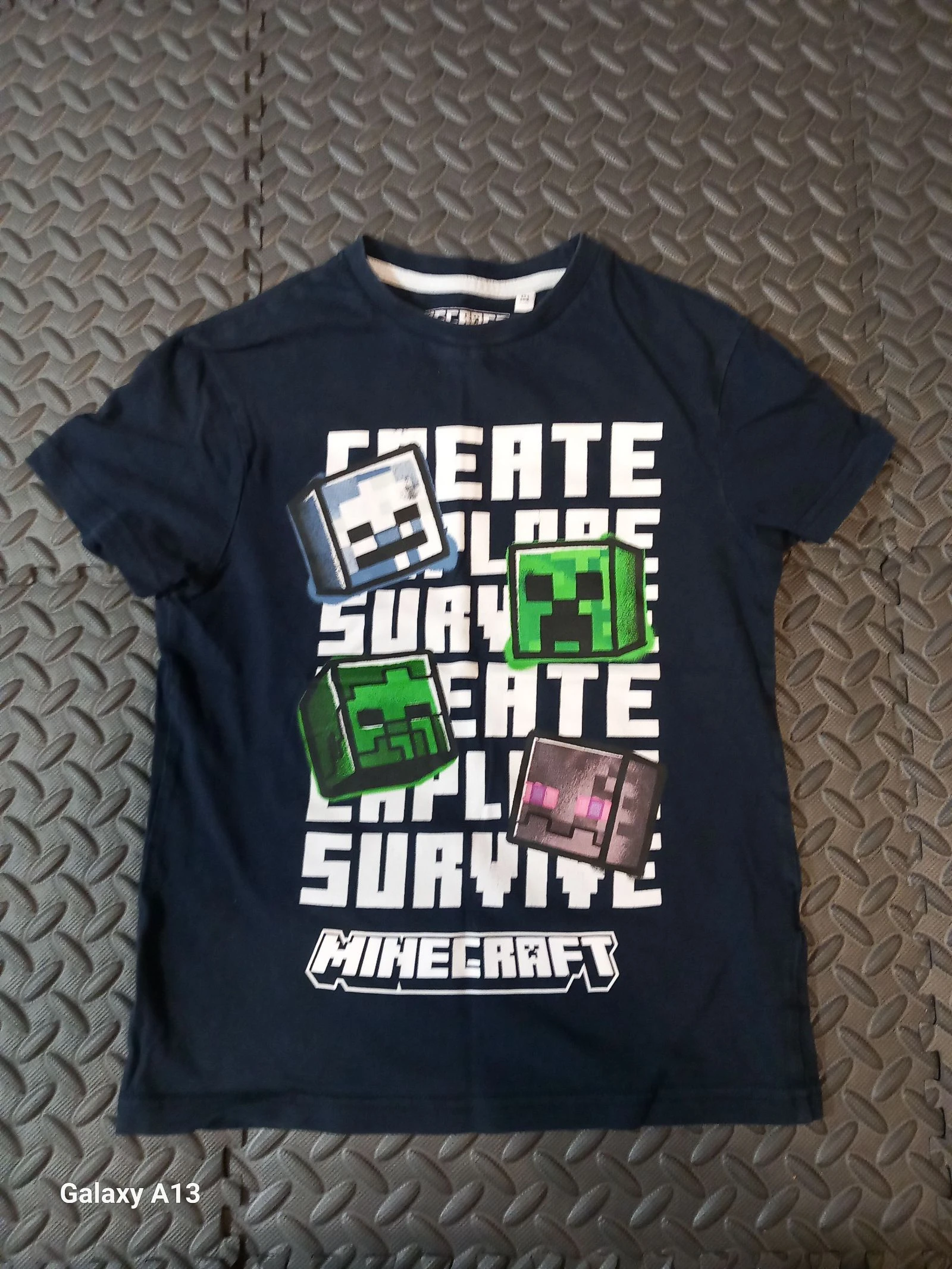 Set of 2 MINECRAFT T-shirts – Size 9 years (134 cm) – Perfect condition! – photo 5
